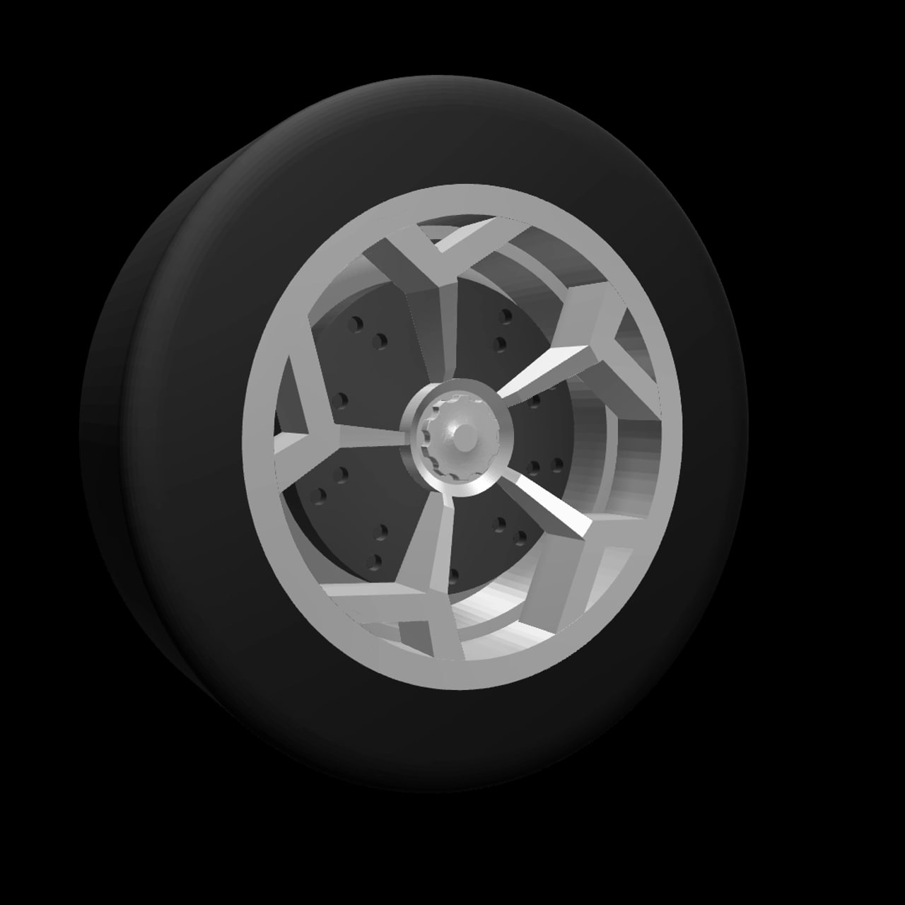Felgeninlet-Set #2 | Futuristic Y-Geometry Hypercar Design - Bild 8 Felgeninlet-Set #2 | Futuristic Y-Geometry Hypercar Design - Bild 8